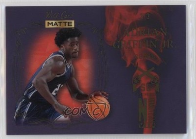 2022 MATTE National Convention VIP Purple - Red Smoke 3/3 AJ Griffin #SGN-2 1b9b