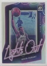 2020-21 Panini Donruss Optic Lights Out Holo Prizm Kevin Durant #8 pe8