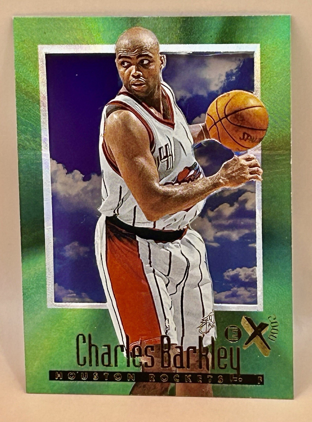 1996 Skybox EX-2000 Charles Barkley #23 Rockets! NM+🔥🔥🔥