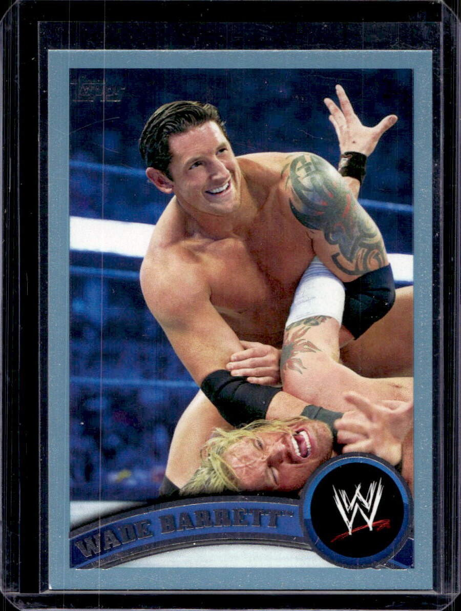 Wade Barrett 2011 Topps WWE #4 Blue /2011