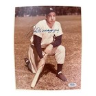 Joe DiMaggio Autographed 8X10 Photo New York Yankees PSA/DNA LOA