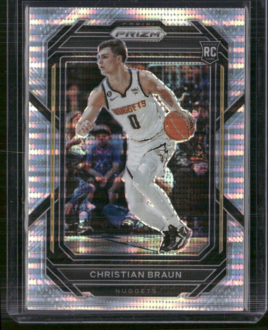 2022-23 Panini Prizm #223 Christian Braun Prizms Pulsar