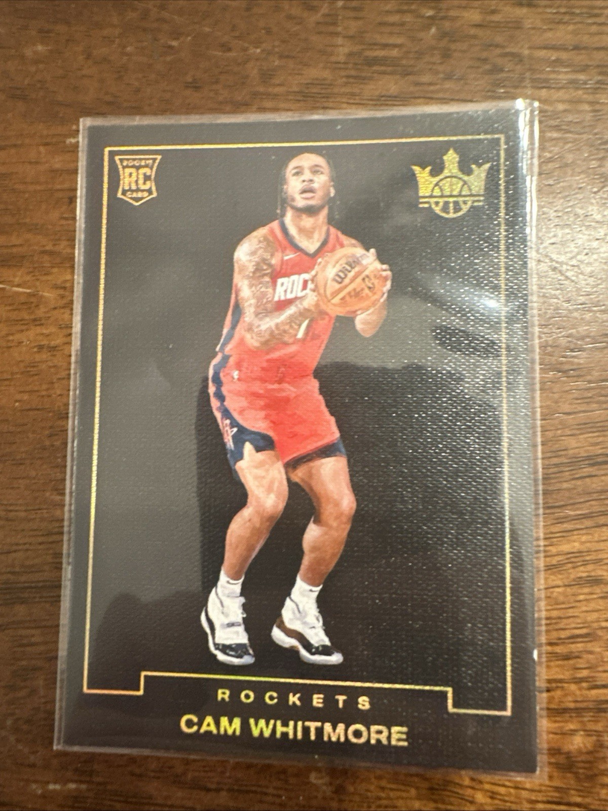 2023-24 Panini Court Kings Cam Whitmore Blank Slate Rookie RC SSP - Rockets