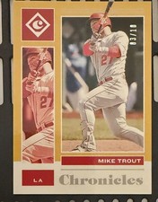 2021 Panini Chronicles Legacy - Mike Trout #3/10 Gold