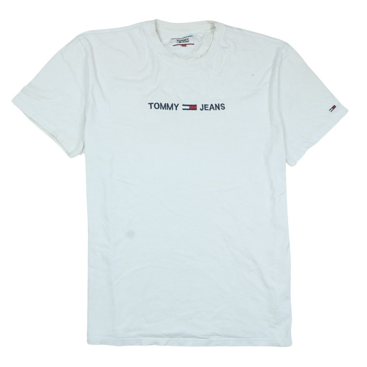 Tommy Jeans White T-Shirt Mens Xl