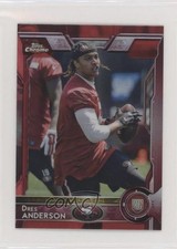 2015 Topps Chrome Mini Rookies Red Refractor 3/5 Dres Anderson #169 0f6