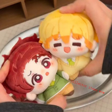 Demon Slayer Kamado Tanjiro Zenitsu 10cm Plush Doll Pendant Anime Toy Keychain
