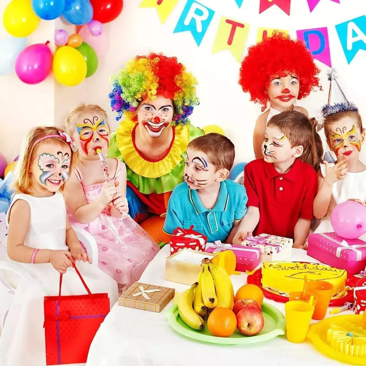 26-Color Professional Face & Body Paint Palette for Halloween & Cosplay Makeup