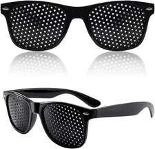 2pcs Adjustment Glasses, for Eye Training Focus for Daily Use and Relaxation