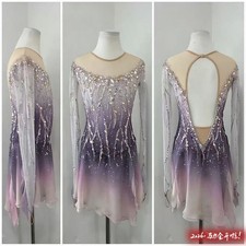 Vestito Pattinaggio Figure Personalizzato Competizione Pattinaggio su Ghiaccio Vestito Ragazze Donna