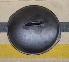 Vintage Birmingham Stove And Range Cast Iron Skillet Dutch Oven Lid Only #8 BSR