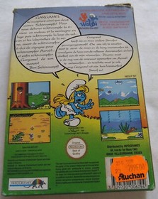 les Schtroumpfs authentique version originale nintendo nes boite abim&eacute;e