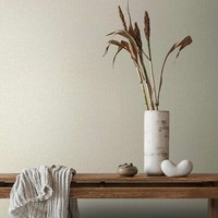 Vliestapete Textil Optik Struktur Meliert Creme Beige Glanz 35107 (5,42€/1Qm)