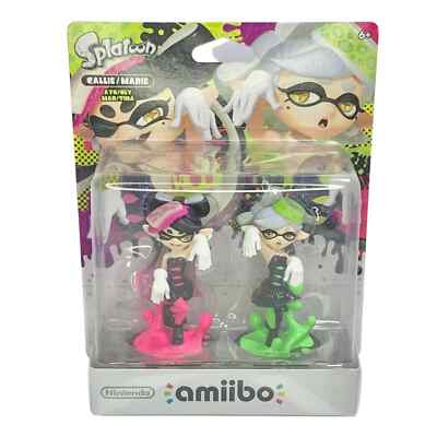 Splatoon Callie and Marie Amiibo Figure Combo Pack Sealed