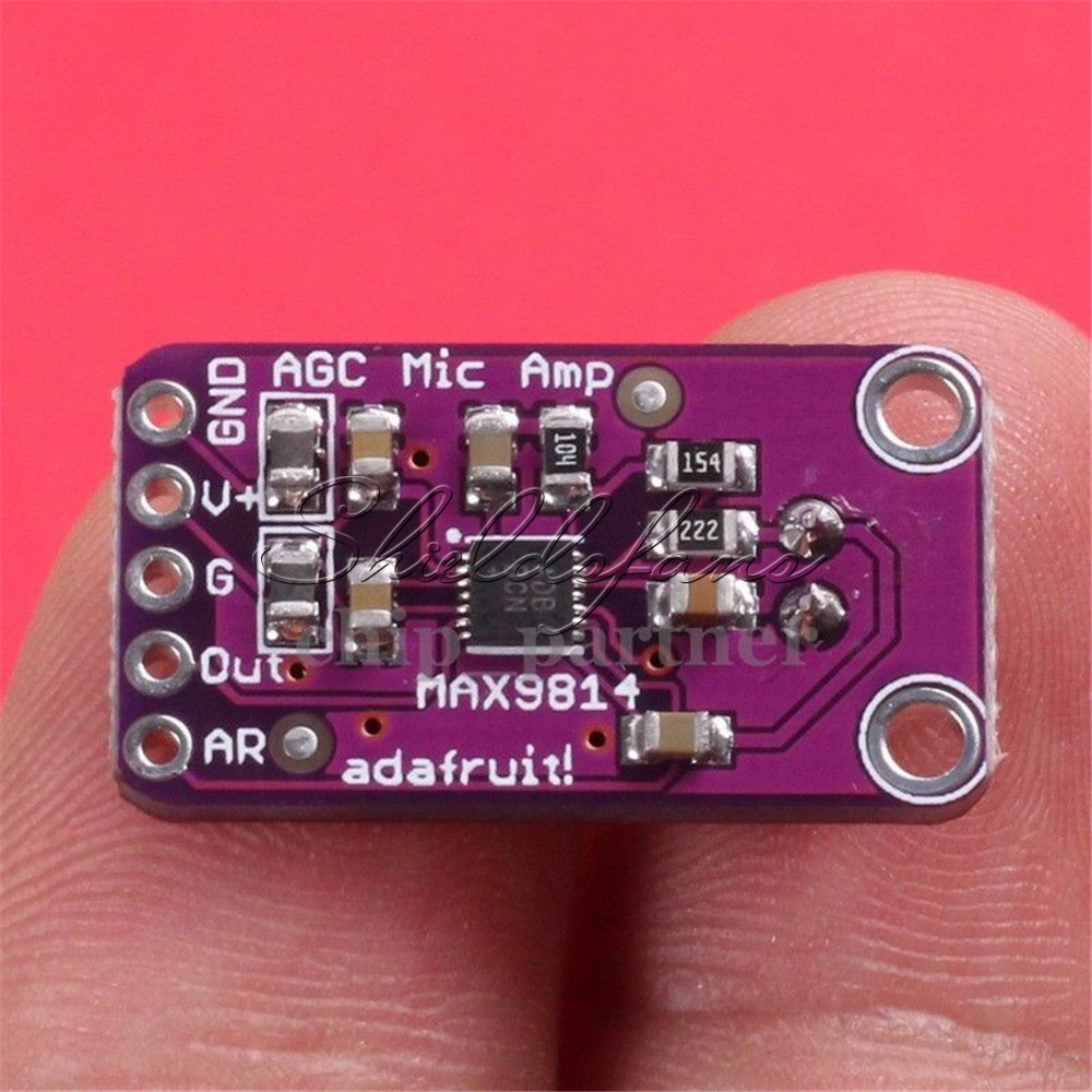 MAX9814 Electret Microphone Amplifier Board Module AGC Auto Gain For ...
