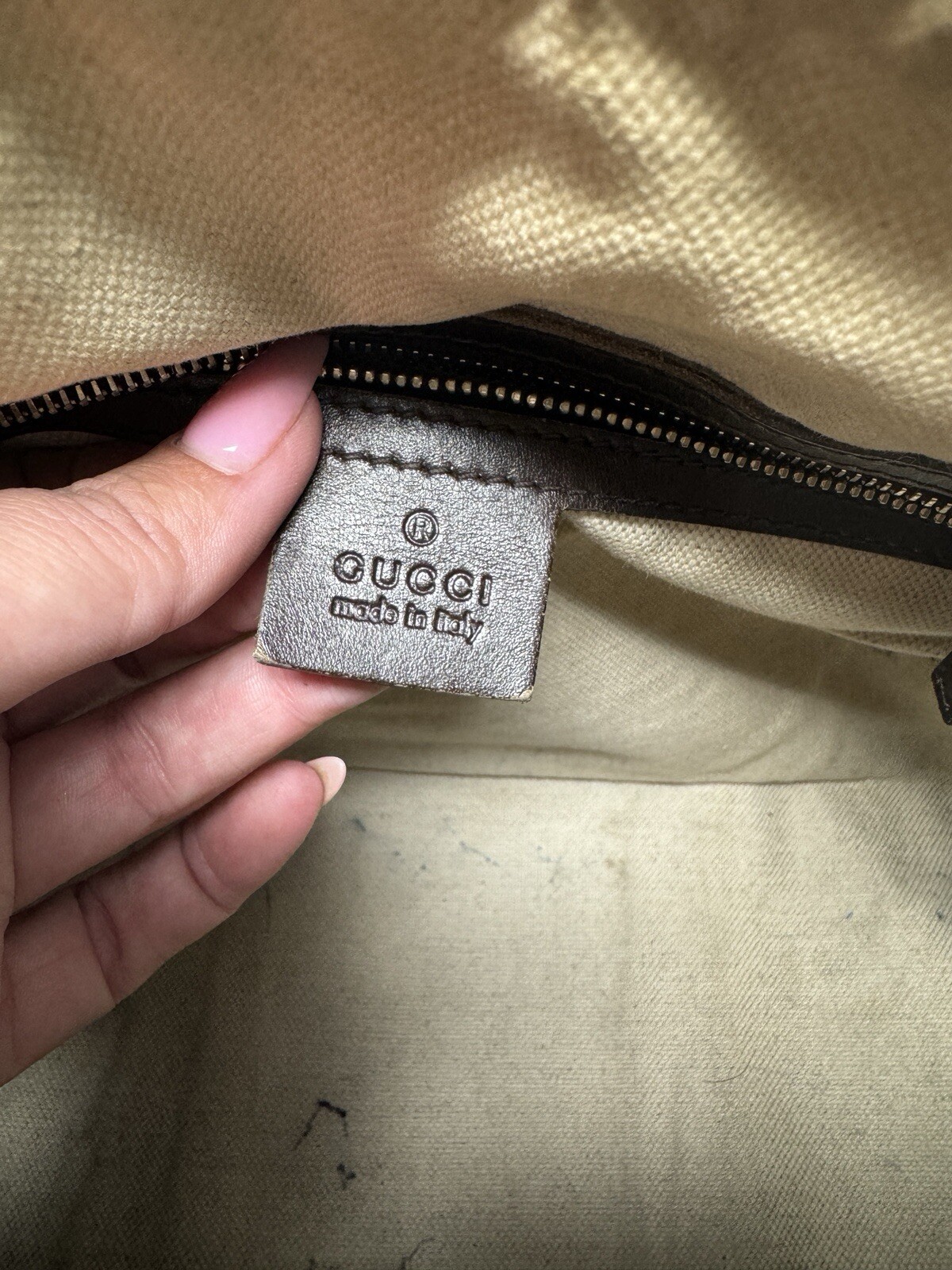 Gucci Beige/Brown GG Canvas and Leather Medium Vintage Web Boston Bag thumbnail 21