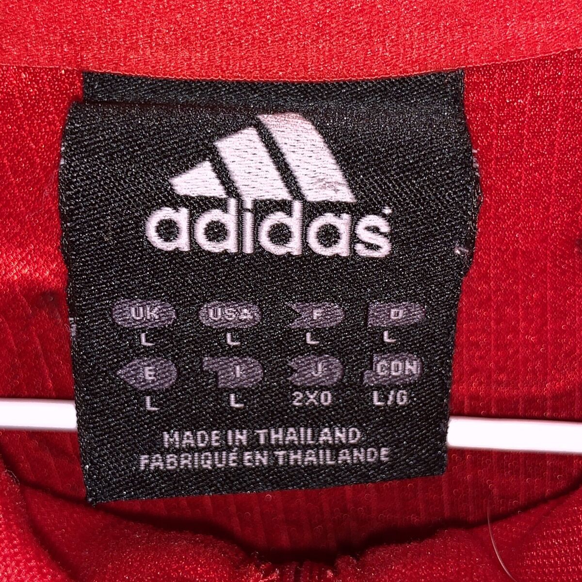 Chicago Bulls Adidas NBA Mens Size LG Red Full Zip Track Chicago Bulls Adidas NBA Mens Size LG Red Full Zip Track