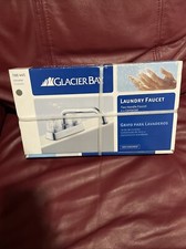 NEW Glacier Bay Aragon 4" Centerset 3-Hole 2-Handle Chrome Laundry Faucet
