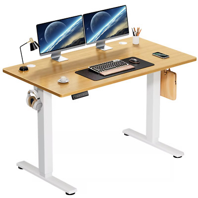 Electric Standing Desk Adjustable Height Computer Work Ergonomic Standing Table