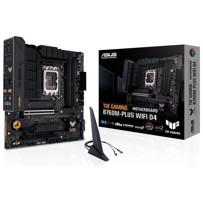 Asus TUF GAMING B760M-PLUS WIFI D4 Intel B760 LGA 1700 micro ATX