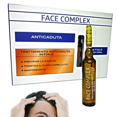 FACE COMPLEX TRATTAMENTO CAPELLI ANTI CADUTA PROFESSIONALE IN FIALE CONTRASTA LA CADUTA FC323