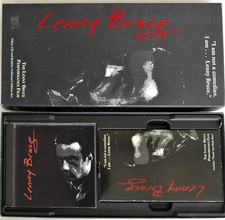 THE LENNY BRUCE PERFORMANCE FILM - CD + VHS TAPE - BOX SET - MINT