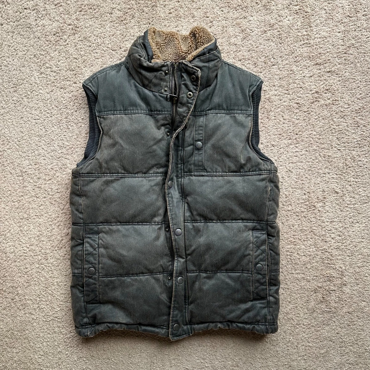 Veste/manteau FAT FACE Rouge à Capuche - Fausse Fourrure, Rembourrage Duvet, Taille 12 - Occasion Très Bon état