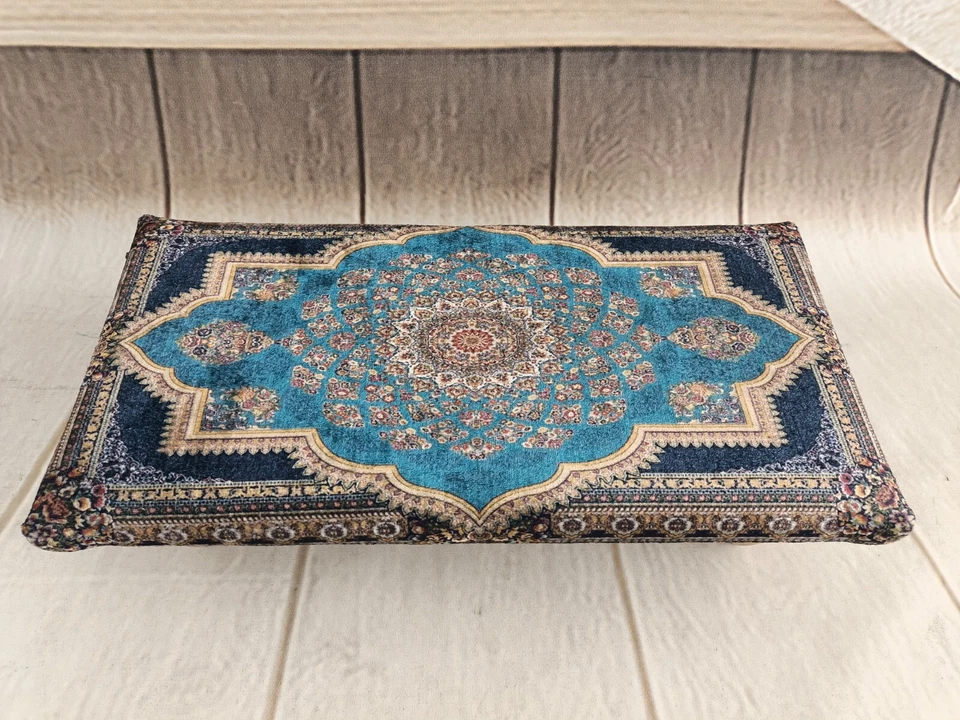 Banco de dormitorio taburete escalonado taburete de escritorio reposapiés tapizado oficina otomana Foto 2 de 4