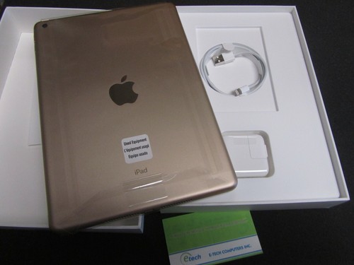 Apple iPad 9.7" 128 GB Wi-Fi Gold, Apple A9 Chip, Model: A1822, MPGW2CL/A - Picture 4 of 6