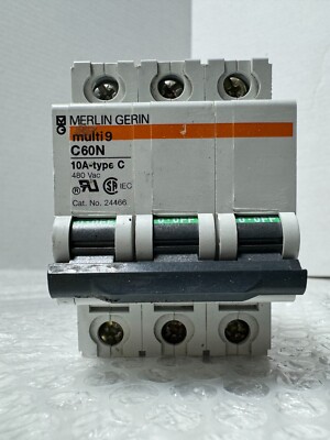 MERLIN GERIN MULTI 9 C60N 10A-TYPE C 10 AMP 480 VAC