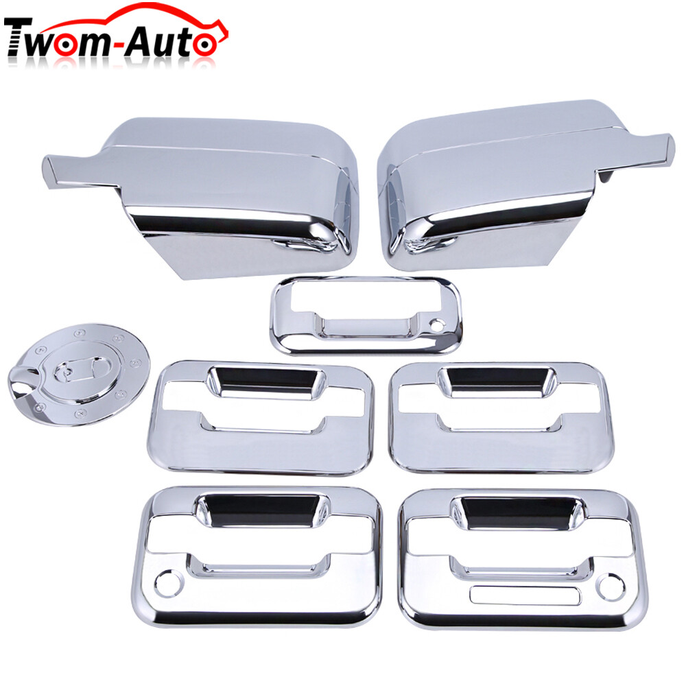 For Ford F150 200406 07 08 Chrome Mirror 4 Door Handle Tailgate & Gas Cap Cover eBay