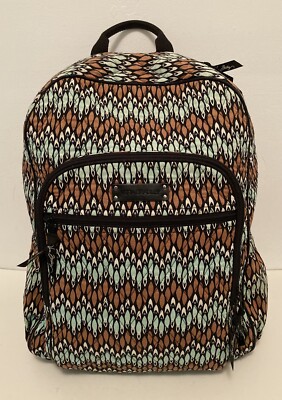 Vera Bradley Sierra Stream Backpack Campus Knapsack Large  display picture 1