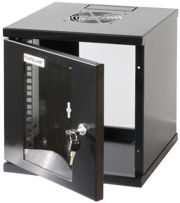 Intellinet 711692 6U Wandrack Schwarz (Network Cabinet Wall Mount 6U Usable D