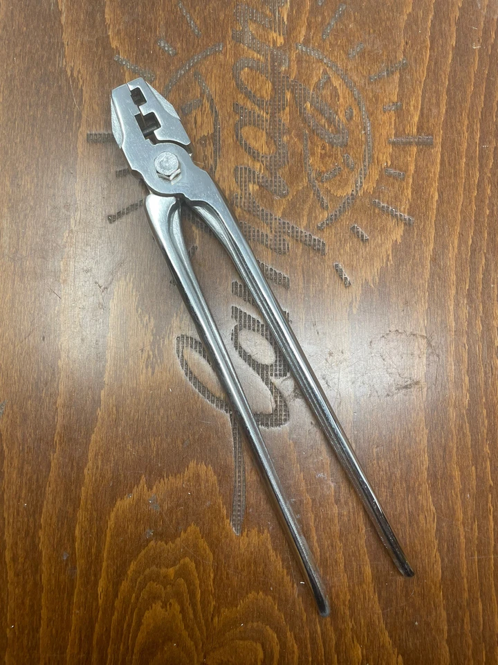 Alicates de herramientas de remachado de cadena japoneses de colección NOS HOZAN RAROS útiles adición de taller de trabajo Foto 3 de 4