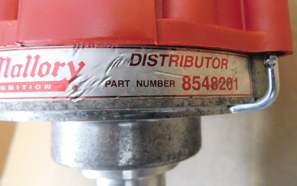 Mallory 8548201 HEI Chevy Distributor, Bronze Gear, Mech/Vac Advance