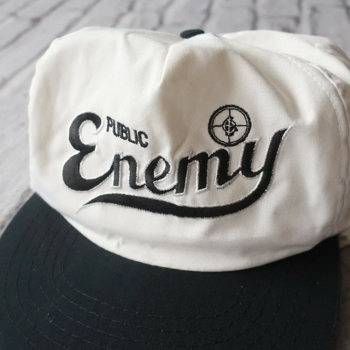 Vintage Rare 80s Public Enemy Winterland Productions Merch Snapback Hat Rap
