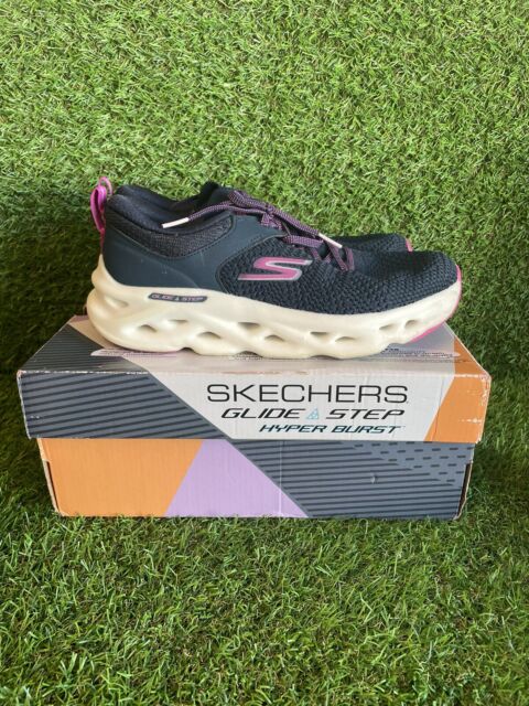 Skechers Womens Go Run Glide Step Dash Charge NAVY BLUE Running Shoes Size 5