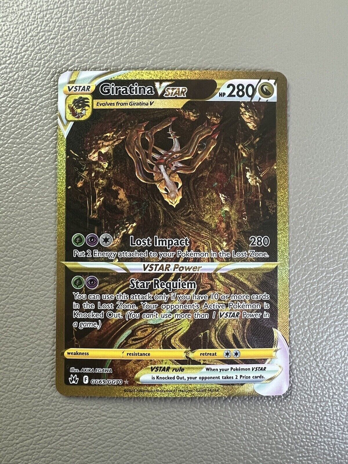 1in55 Secret Giratina, Arceus, Dialga, Palkia Vstar crown zenith(please read)