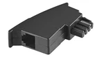 Adaptador TAE-F Macho A Toma RJ11 Teléfono Enchufe Cable Router Módem Red