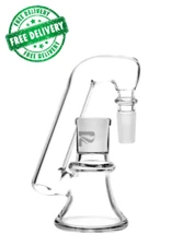 14mm Ash Catcher Drop Down 90° Degree Glass Bell Bottom Water Pipe Extension