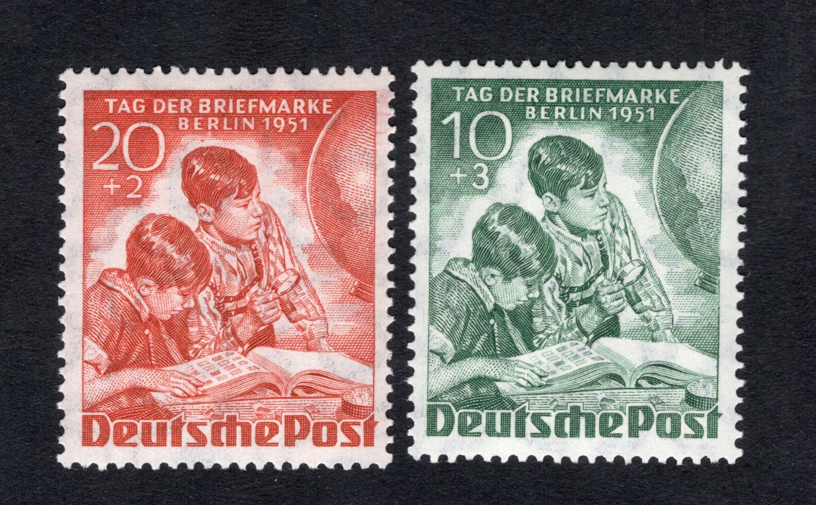 West Germany 1951 stamps Mi#80-81 START10%ONLY MH CV=26,50$