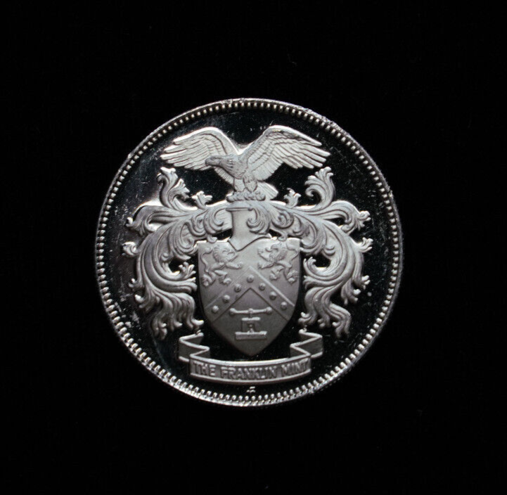 1976 Franklin Mint Collectors Society Member 925 Silver Art Bar