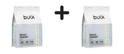 2 x Bulk Mass Gainer (2500g) Vanilla (14,99 EUR/kg)