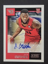2022 Score Rookie Autographs Red Jalen Crutcher SR-JCR Serial #*/199