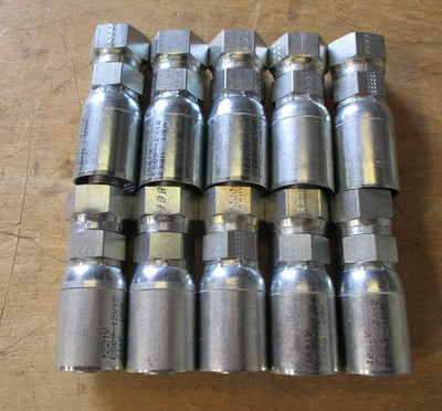 10 Pack Couplamatic CS09 12X12 Hydraulic Hose Fittings 3/4'' JIC x 3/4'' Hose