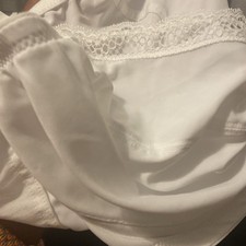 M&S UNDERWIRED NON PADDED MINIMISER  FULL CUP Bra With LACE In White Size 34G