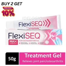 FlexiSEQ Max Strengh Gel 50g | Joint Care & Mobility Support Flexibility Gel