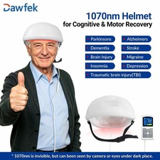 1070nm NIR Brain Therapy Helmet for Stroke Recovery Migraine and Anxiety Relief
