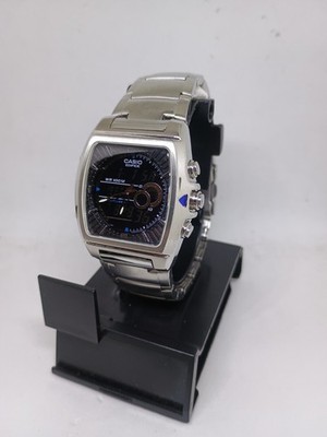 Casio Edifice Analog-Digital Black Dial Men's Watch - EFA-120
