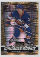 2024-25 O-Pee-Chee Platinum Seismic Gold 44/50 Isaiah George #297 Rookie RC